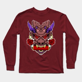 Devil With holy Scroll Long Sleeve T-Shirt